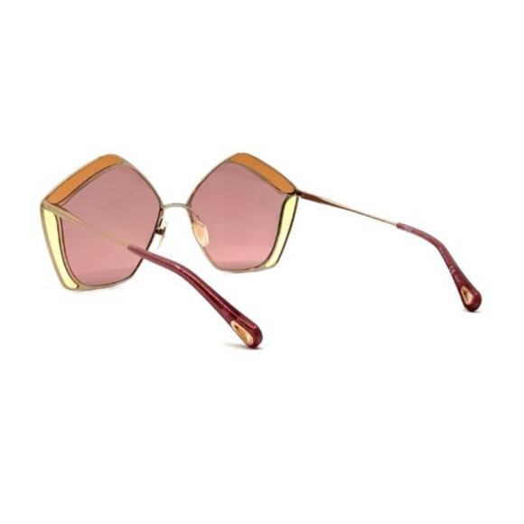 Chloé CH0026S Gemma metal & acetate pentagon frame sunglasses w/ case
MSRP $530 main image 7
